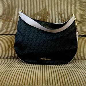 Pink and Brown Michael Kors Hobo bag